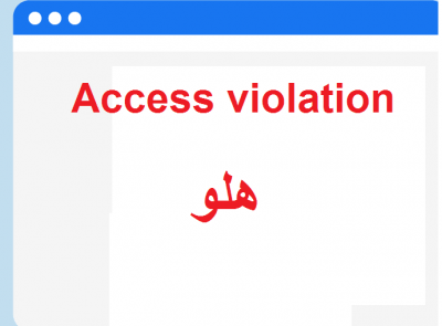 Access violation in holoo e1561195590386